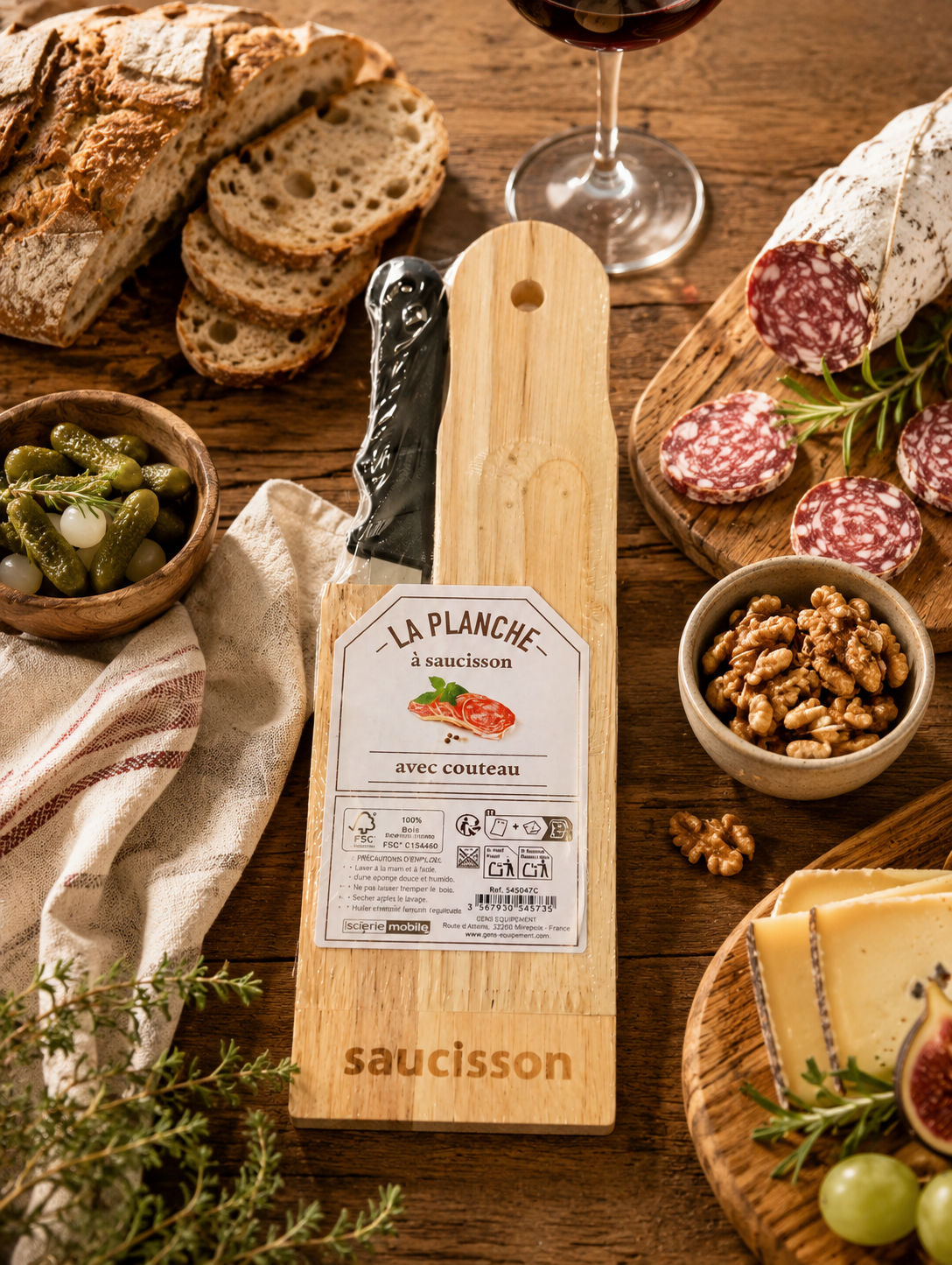 Planche à saucisson