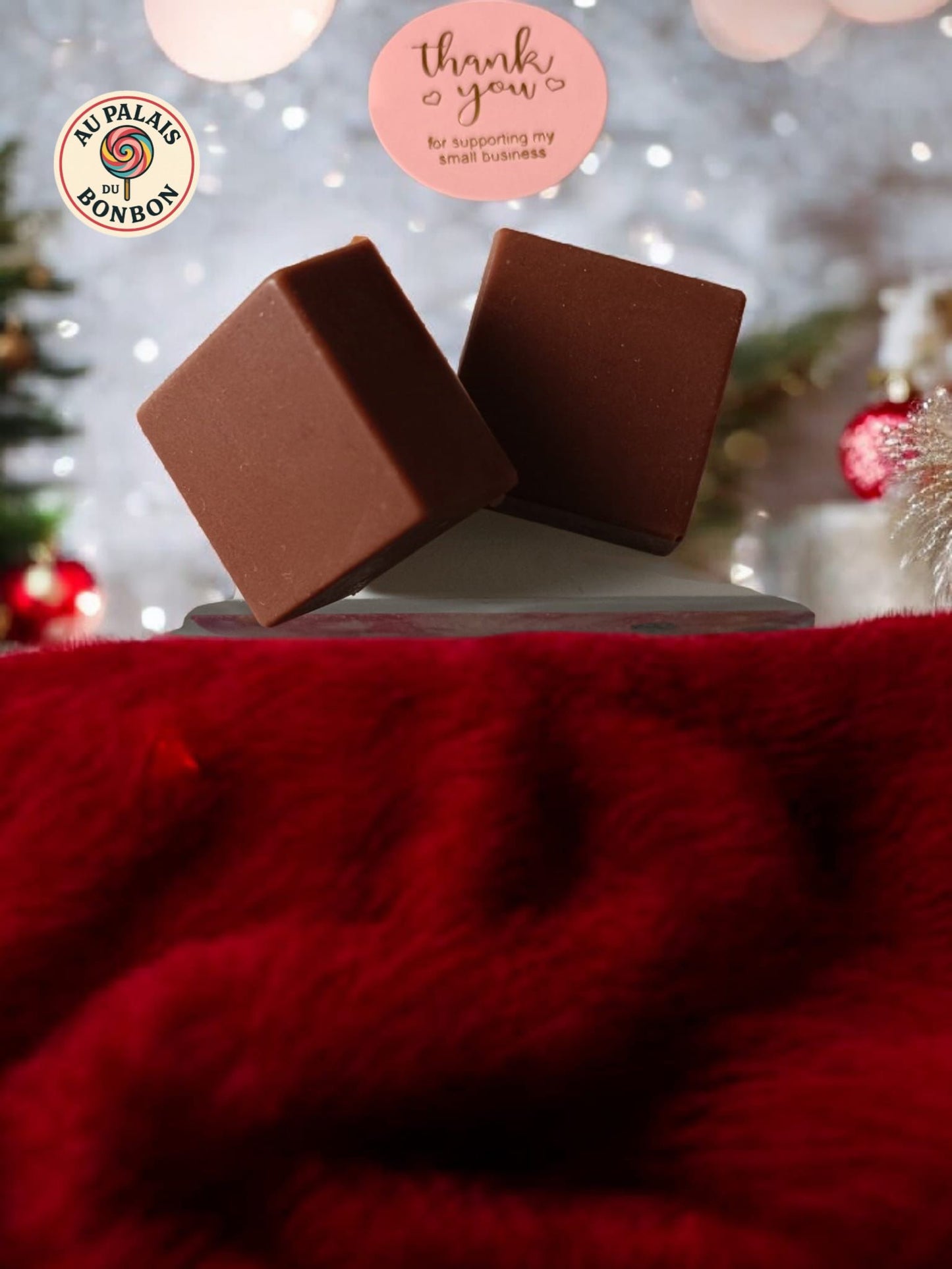 Boite de 16 chocolats fourrés au caramel