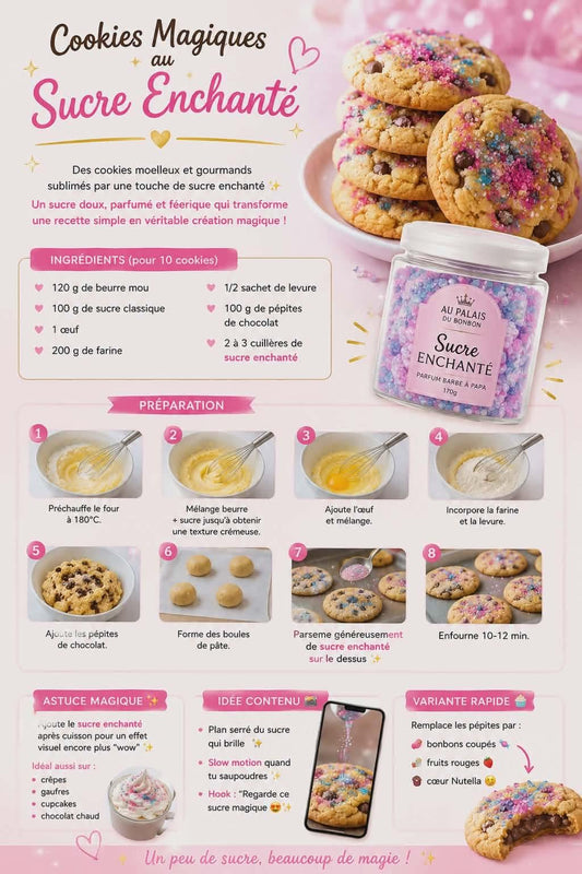 Cookies magiques au sucre enchanté