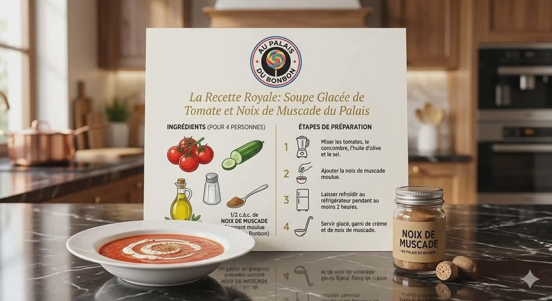 Soupe glacée de Tomate et noix de muscade