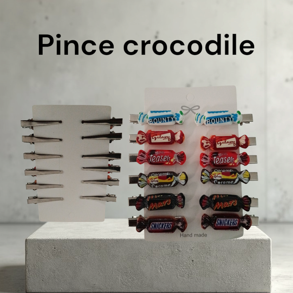 Pince crocodile à cheveux