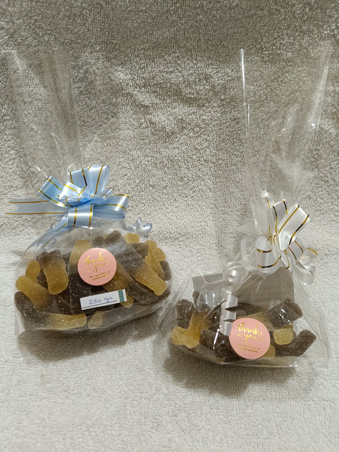BOUTEILLE DE COLA SUCREES EN SACHET