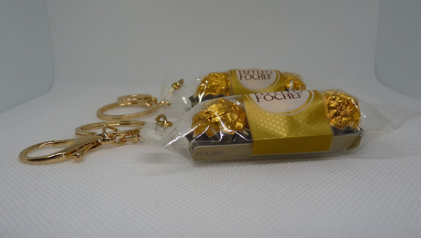 Porte clé imitation ferrero rocher
