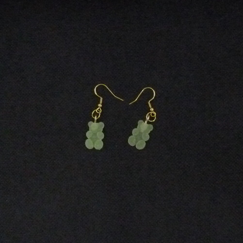 Boucles d'oreilles Ourson et Donuts