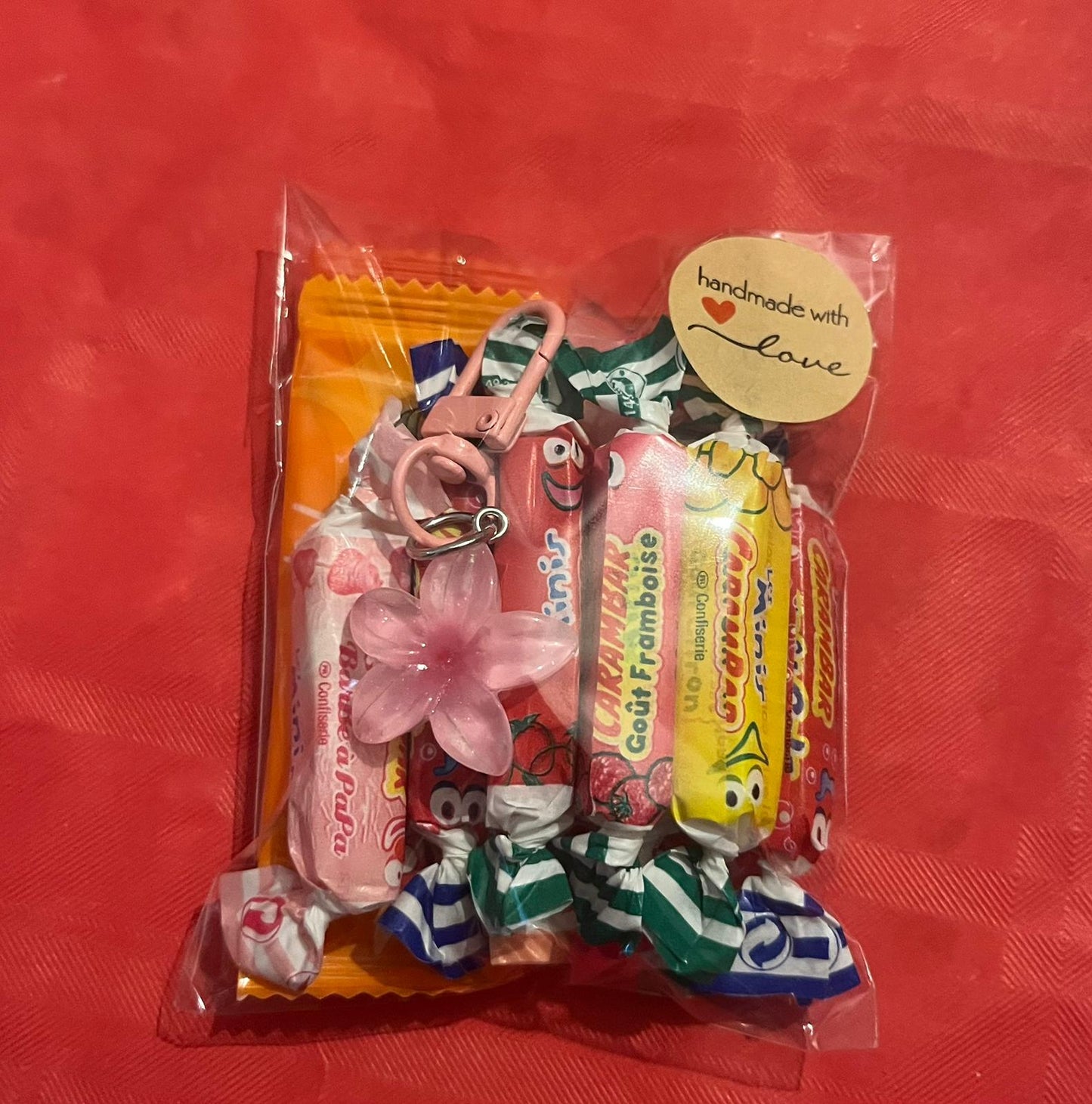 Kit portes clés fleur de monoï et mini carambars