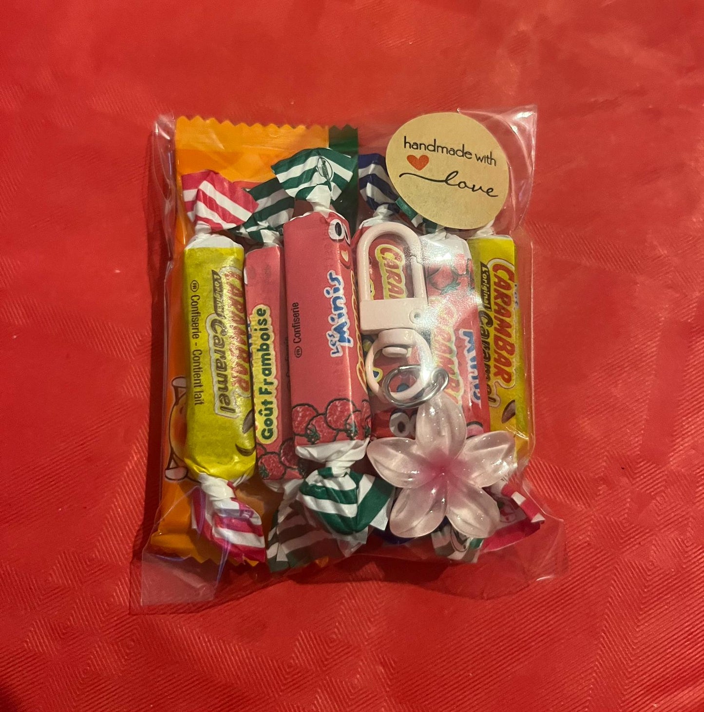 Kit portes clés fleur de monoï et mini carambars