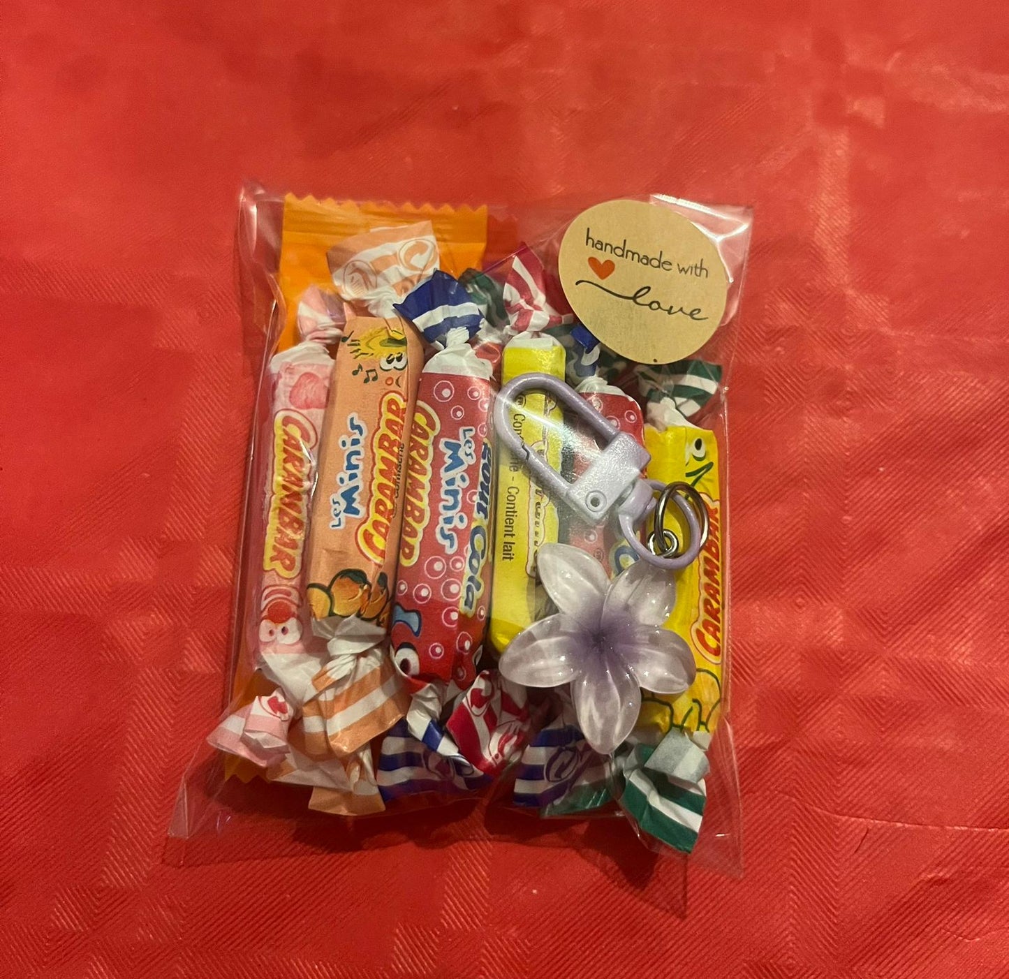 Kit portes clés fleur de monoï et mini carambars