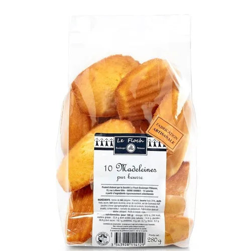 Madeleines pur beurre (lot de 10)