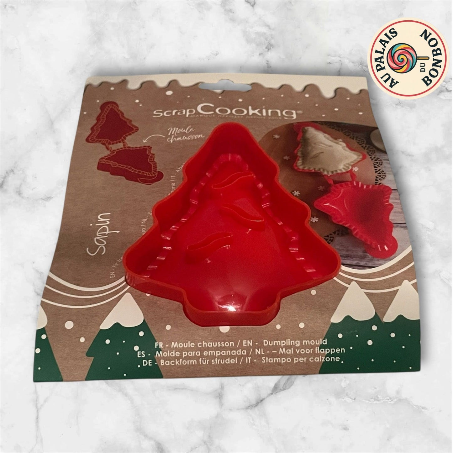 Moule à chausson 3D en forme de Sapin de Noël