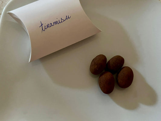 Dragées amande recouverte saveur de tiramisu