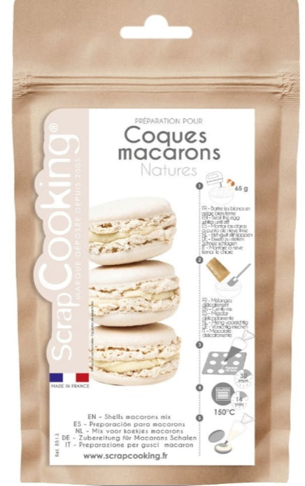 Préparation pour coques macarons