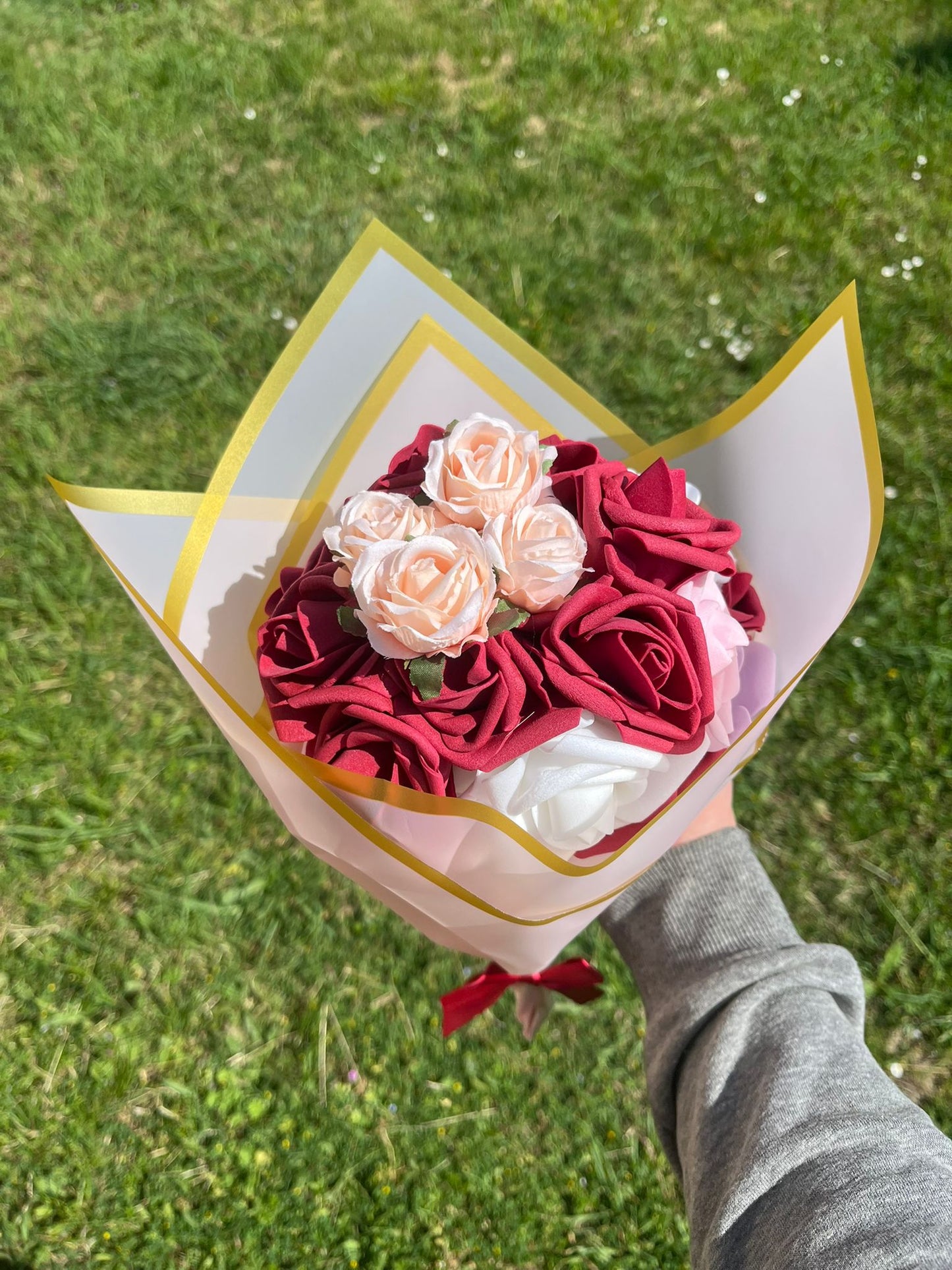Bouquet de roses éternelles