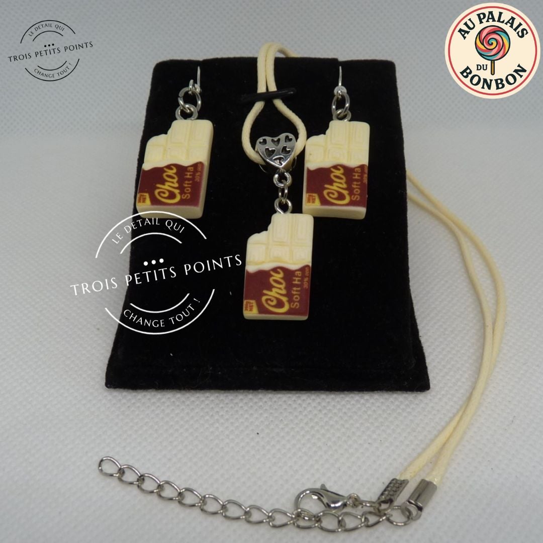 Parure tablette de chocolat
