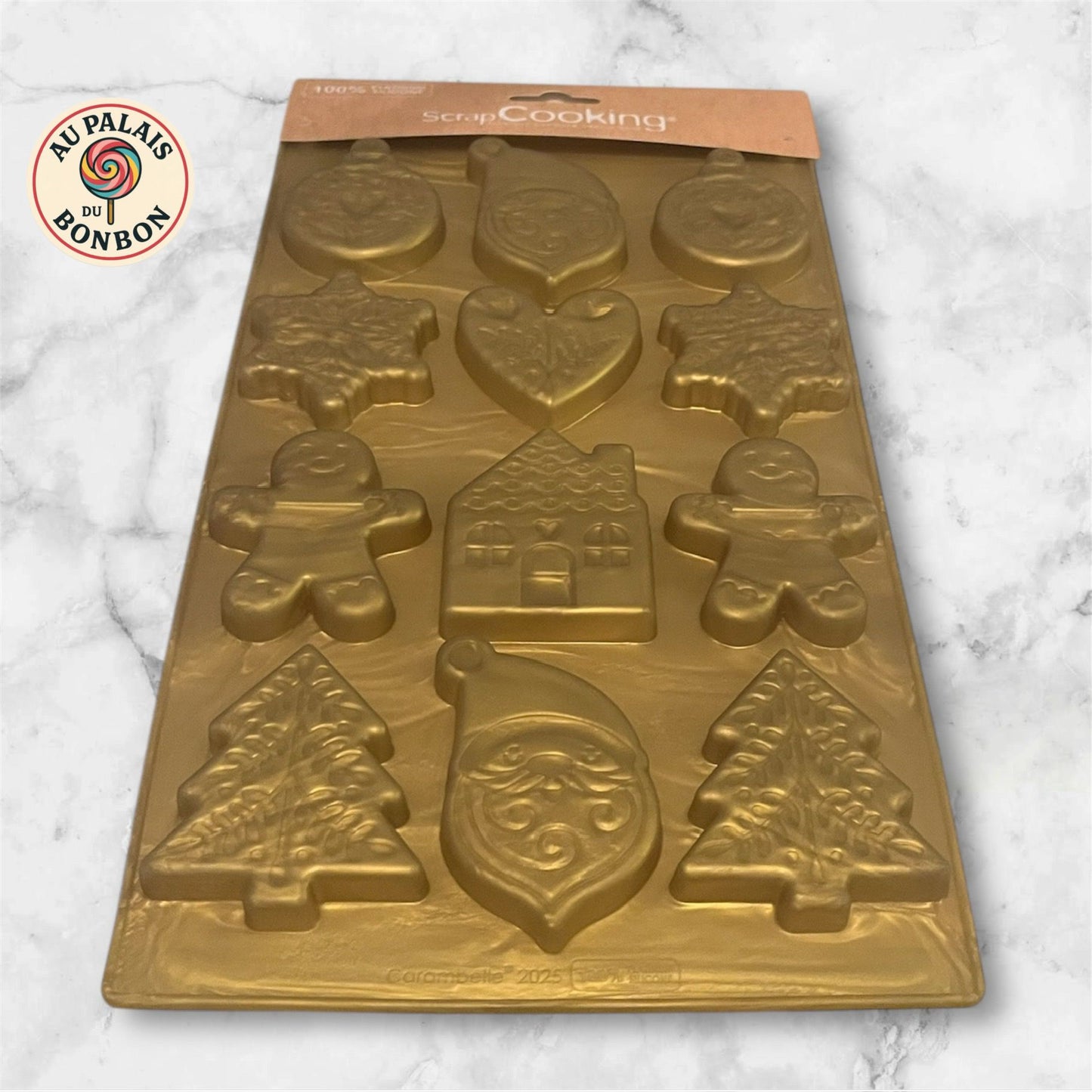 Moule silicone pour biscuits de Noël