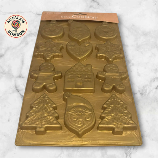 Moule silicone pour biscuits de Noël