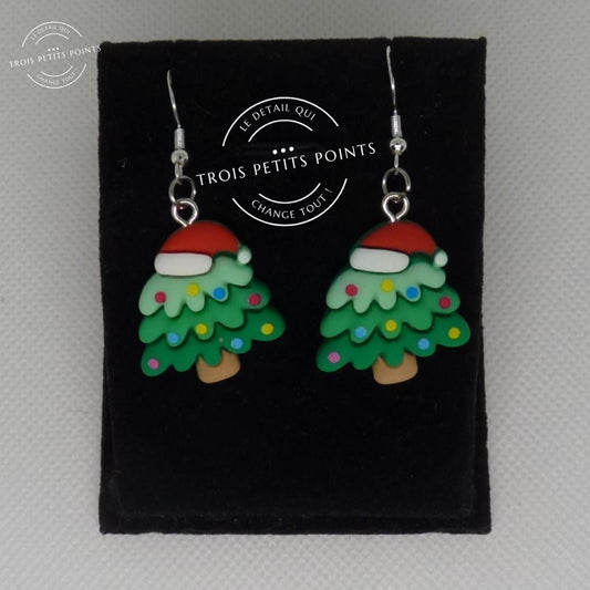 Boucles d'oreilles Sapin