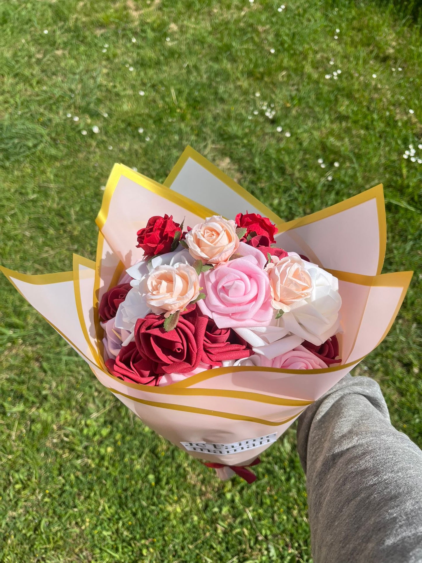 Bouquet de roses éternelles
