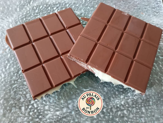 Tablette chocolat lait fourré saveur baba au rhum
