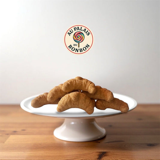 Guimauve croissant fourré chocolat lot de 5 pièces