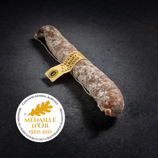 Saucisse droite de l’Ardèche IGP PRECO