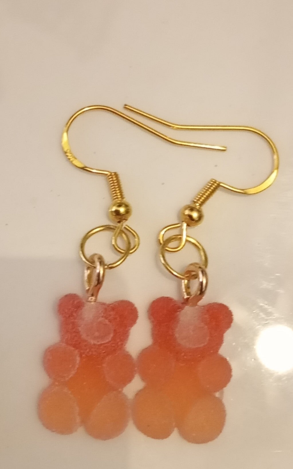 Boucles d'oreilles Ourson et Donuts