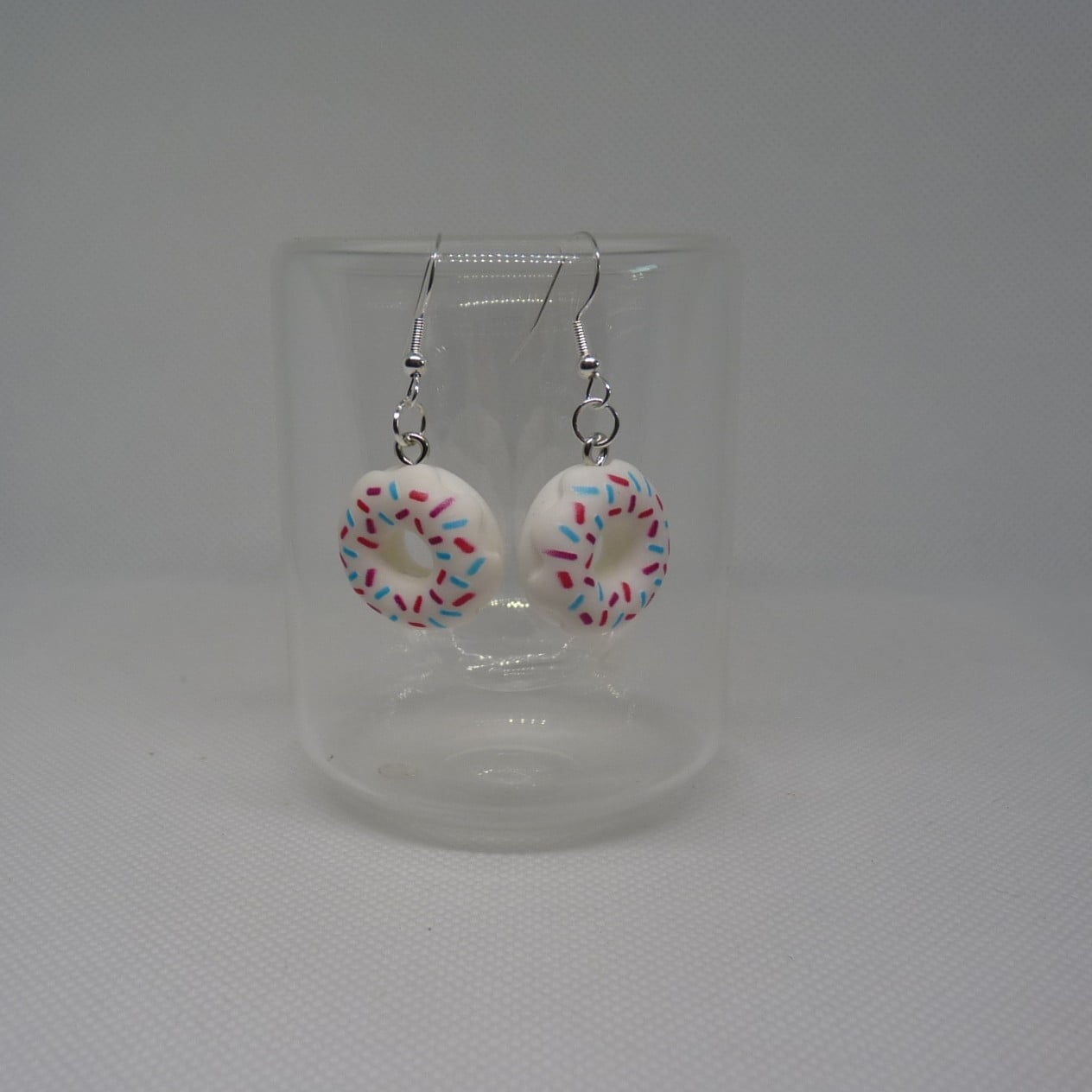 Boucles d'oreilles Ourson et Donuts