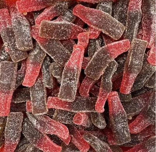 Bouteilles cherry cola